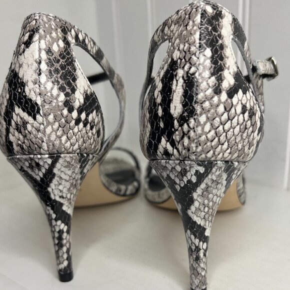 VANELI Berk Snake Ankle Strap Open Toe Pumps Women's Size 9.5 - Picture 3 of 9